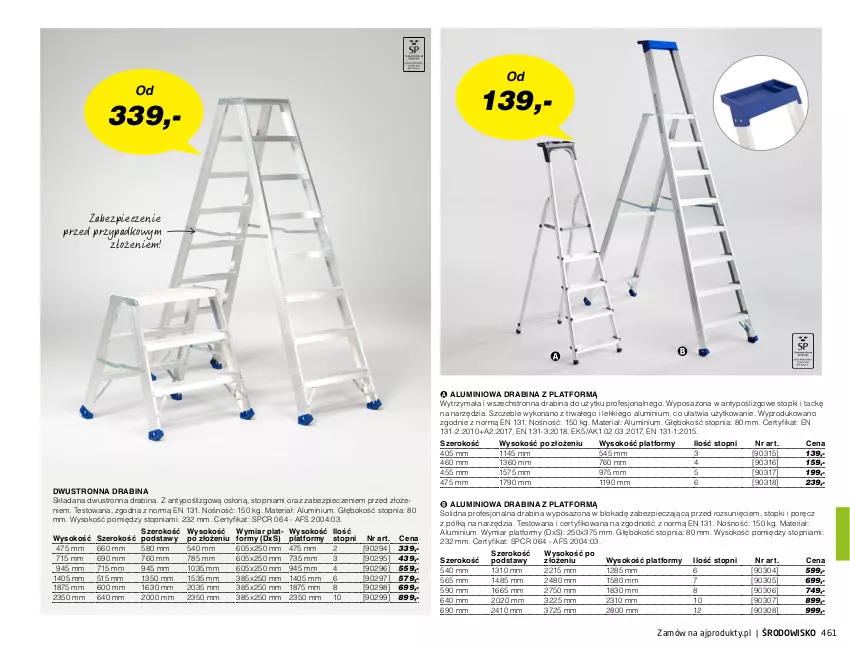 Gazetka promocyjna AJ Produkty - Marzec - ważna 01.03 do 31.03.2021 - strona 461 - produkty: Drabina, Piec, Por, Sok, Top