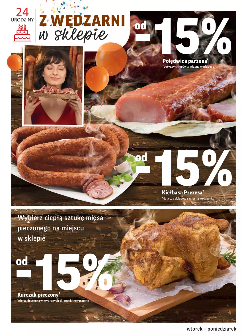 Gazetka promocyjna Intermarche - Gazetka promocyjna - ważna 21.09 do 27.09.2021 - strona 20 - produkty: Kiełbasa, Kurczak, Piec, Polędwica