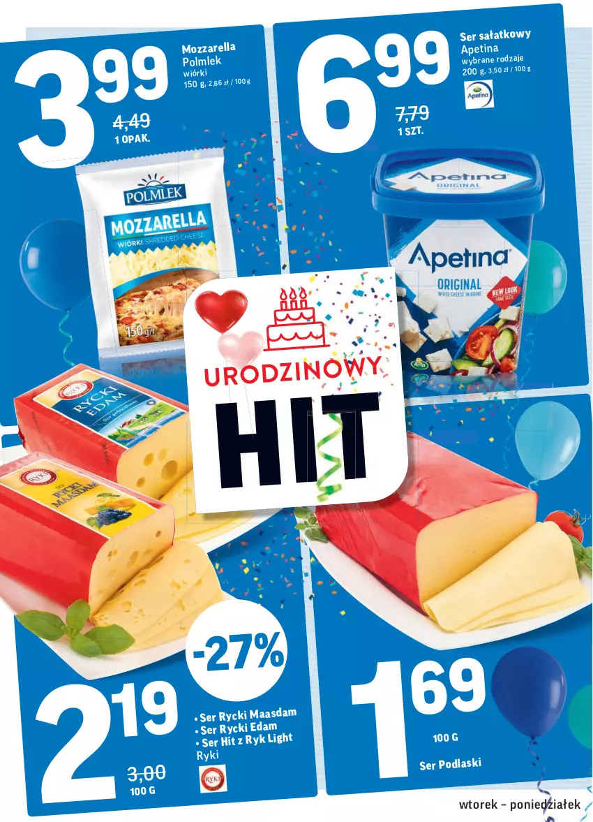 Gazetka promocyjna Intermarche - Gazetka promocyjna - ważna 21.09 do 27.09.2021 - strona 24 - produkty: Mozzarella, POLMLEK, Sałat, Ser