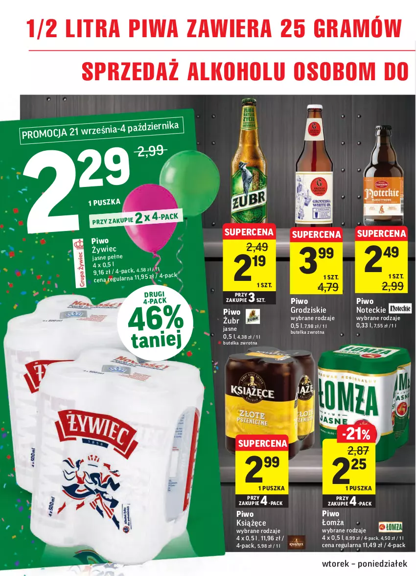 Gazetka promocyjna Intermarche - Gazetka promocyjna - ważna 21.09 do 27.09.2021 - strona 38 - produkty: Gra, Książęce, Piwa, Piwo