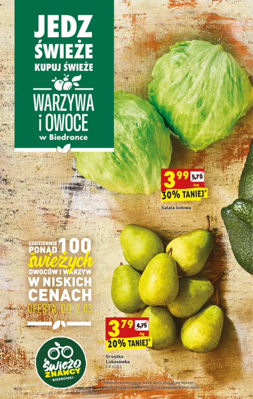 Gazetka promocyjna Biedronka - W tym tygodniu - ważna 28.02 do 05.03.2022 - strona 10 - produkty: Dron, Owoce, Sok, Warzywa, Warzywa i owoce