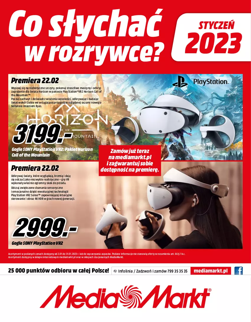 Gazetka promocyjna Media Markt - Gazetka Media Markt - ważna 02.01 do 31.01.2023 - strona 16 - produkty: Gra, Gry, Obraz, PlayStation, Sok, Sony, Szyny, Tera