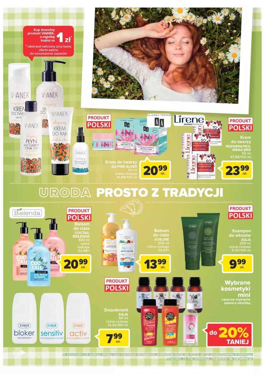 Gazetka promocyjna Carrefour - Gazzetka Polskie znane i kochane - ważna 23.08 do 29.08.2022 - strona 8 - produkty: Gra, LG, Lirene, Mop, Szal, Ziaja