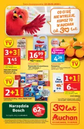 Gazetka promocyjna Auchan - Gazetka 30 Lat Auchan Supermarket Franczyza - Gazetka - ważna od 28.01 do 28.01.2026 - strona 1 - produkty: Lindt, Milka, Mleko