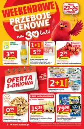 Gazetka promocyjna Auchan - Gazetka 30 Lat Auchan Supermarket Franczyza - Gazetka - ważna od 28.01 do 28.01.2026 - strona 2 - produkty: Sok pomarańczowy, Sok, Finish, Jaja, Schab wieprzowy, Kotlet, Zmywarki, Jabłka