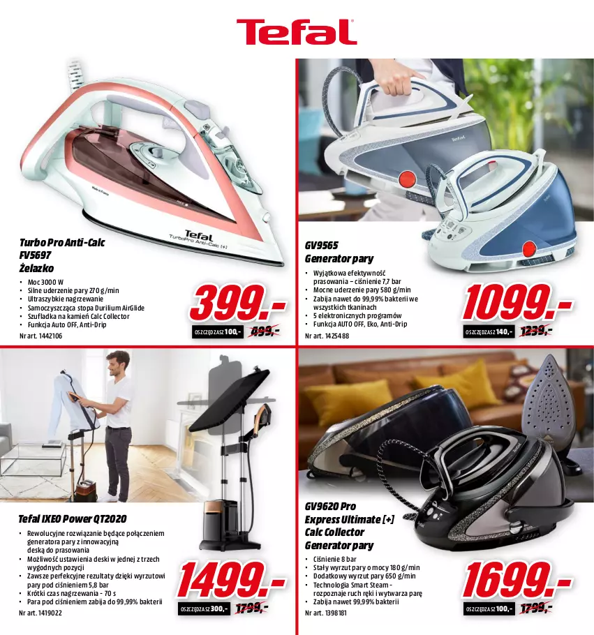 Gazetka promocyjna Media Markt - Gazetka Media Markt - ważna 12.10 do 30.10.2021 - strona 20 - produkty: Fa, Generator pary, Gra, Tefal, Top