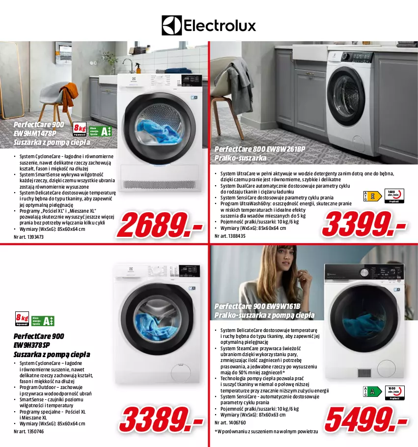 Gazetka promocyjna Media Markt - Gazetka Media Markt - ważna 12.10 do 30.10.2021 - strona 5 - produkty: Fa, Gra, LG, Por, Pościel, Pralki, Pralko-suszarka, Suszarka, Suszarki, Ubrania