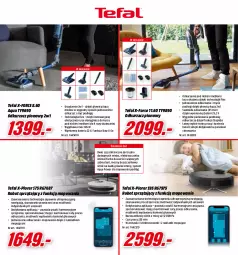 Gazetka promocyjna Media Markt - Gazetka Media Markt - Gazetka - ważna od 30.10 do 30.10.2021 - strona 22 - produkty: Robot sprzątający, Odkurzacz, Top, Mop, Gra, Szczotka, Tefal, Robot, Bateria, Fa