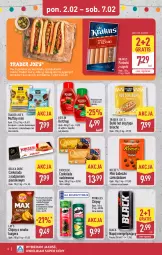 Gazetka promocyjna Aldi - Oferta weekendowa - Gazetka - ważna od 07.02 do 07.02.2026 - strona 2 - produkty: Piernik, Ketchup, Krakus, Gra, Hot dog, Parówki, Parówki z szynki, Chipsy, Lack, Burger, Czekolada, Kotlin, Muffiny, Pringles, Lay’s, Napój, Babeczki, Czekolada nadziewana