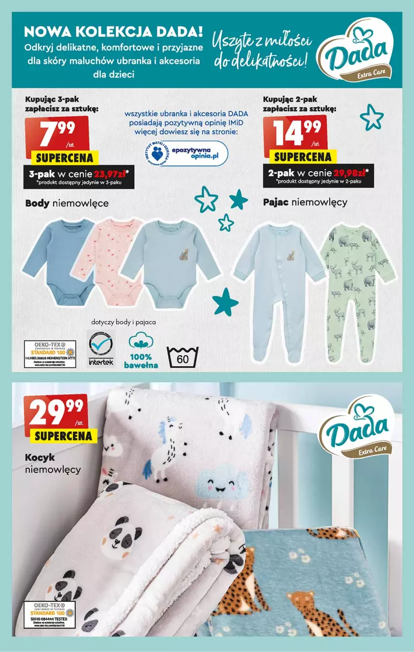 Gazetka promocyjna Biedronka - Ale Tydzień - ważna 25.04 do 02.05.2022 - strona 55 - produkty: Body, Dada, Dzieci, Fa, Koc