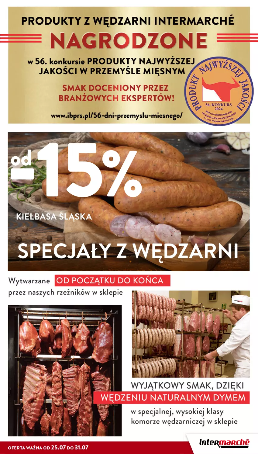 Gazetka promocyjna Intermarche - Gazetka Intermarche - ważna 25.07 do 31.07.2024 - strona 11 - produkty: Kiełbasa, Kiełbasa śląska