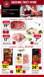 Gazetka promocyjna Intermarche - Gazetka Intermarche - Gazetka - ważna od 31.07 do 31.07.2024 - strona 10 - produkty: Medaliony indycze, Kurczak, Mięso mielone, Stek, Lion, Skrzydełka z kurczaka, Boczek, Grill, Mięso