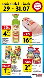 Gazetka promocyjna Intermarche - Gazetka Intermarche - Gazetka - ważna od 31.07 do 31.07.2024 - strona 39 - produkty: Polędwica, Sok, Danone, Danonki, Duda, Leon, Chleb tostowy, Dan Cake, Chleb, Hortex