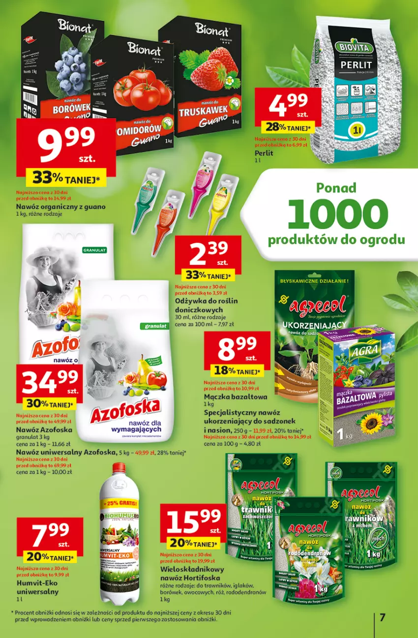 Gazetka promocyjna Auchan - Gazetka Strefa Ogród Hipermarket Auchan - ważna 12.03 do 04.04.2026 - strona 7 - produkty: Nawóz