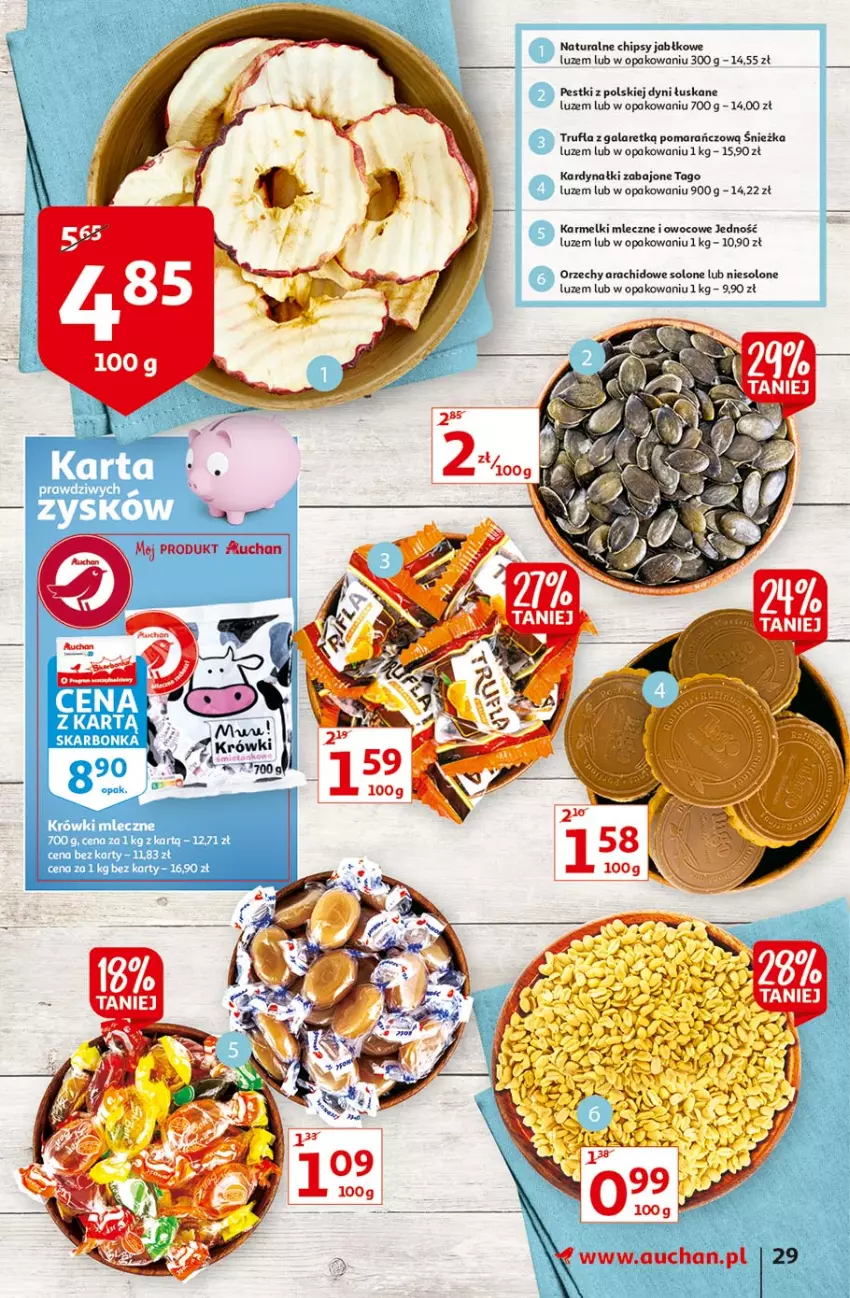 Gazetka promocyjna Auchan - Sale Hipermarkety - ważna 24.06 do 30.06.2021 - strona 29 - produkty: Chipsy, Gala, Tago