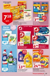 Gazetka promocyjna Auchan - Sale Hipermarkety - Gazetka - ważna od 30.06 do 30.06.2021 - strona 33 - produkty: Cheerios, Corn flakes, Por, BoboVita, Kosz, Kret, Vizir, Silan, Płyn do płukania, Zestaw do wc