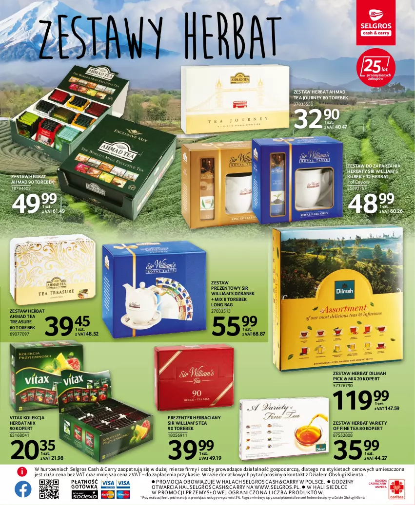 Gazetka promocyjna Selgros - Katalog Kawa i Herbata - ważna 22.09 do 05.10.2022 - strona 15 - produkty: Dilmah, Dzbanek, Gra, Kubek, LG, Sok, Vitax, Zestaw prezentowy