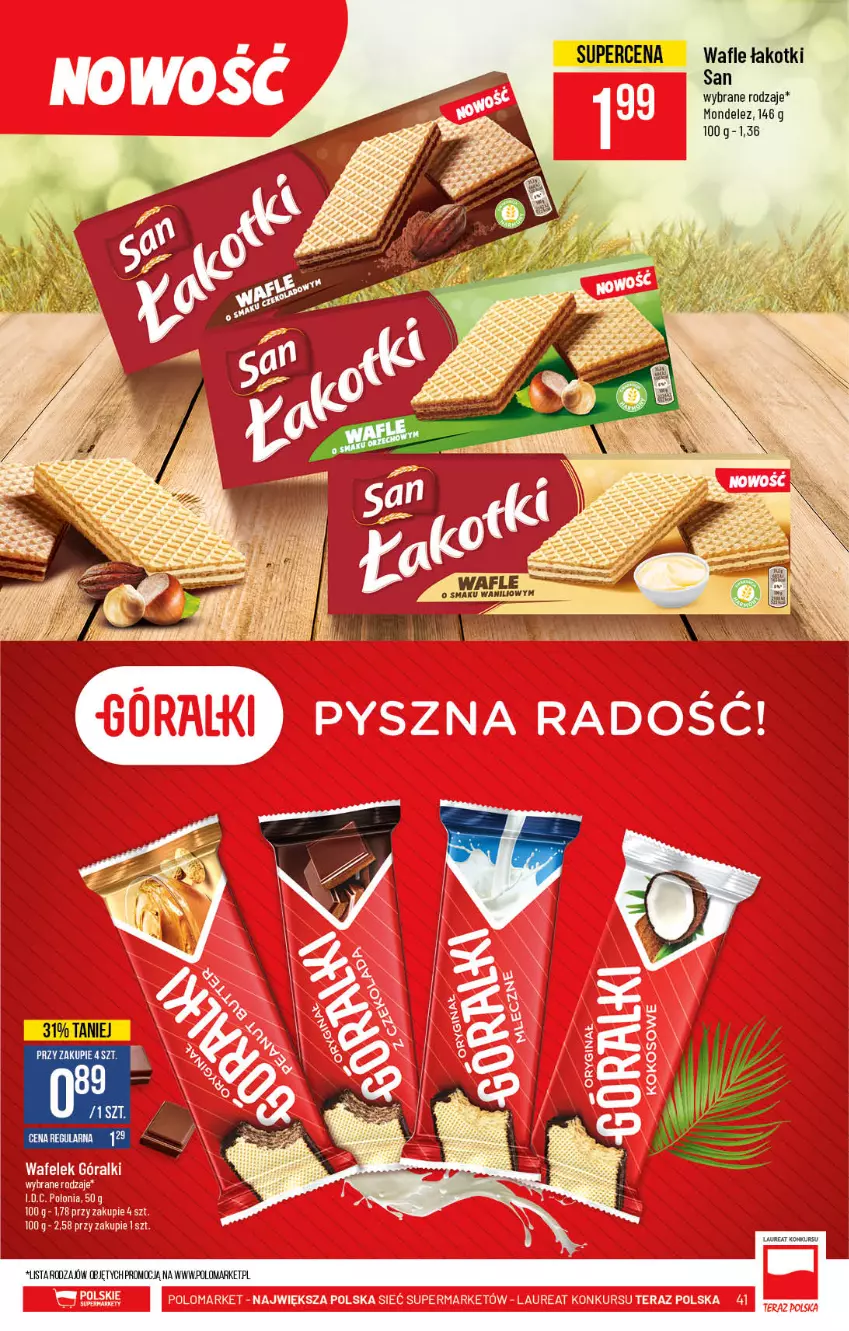 Gazetka promocyjna PoloMarket - Gazetka promocyjna  r - ważna 19.05 do 25.05.2021 - strona 41 - produkty: Wafle