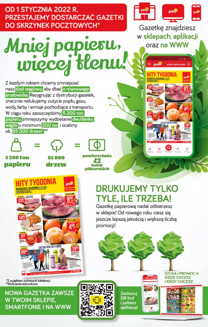 Gazetka promocyjna PoloMarket - Gazetka pomocyjna - ważna 12.01 do 18.01.2022 - strona 4 - produkty: Ba!, Fa, Papier, Por, Sport, Tran