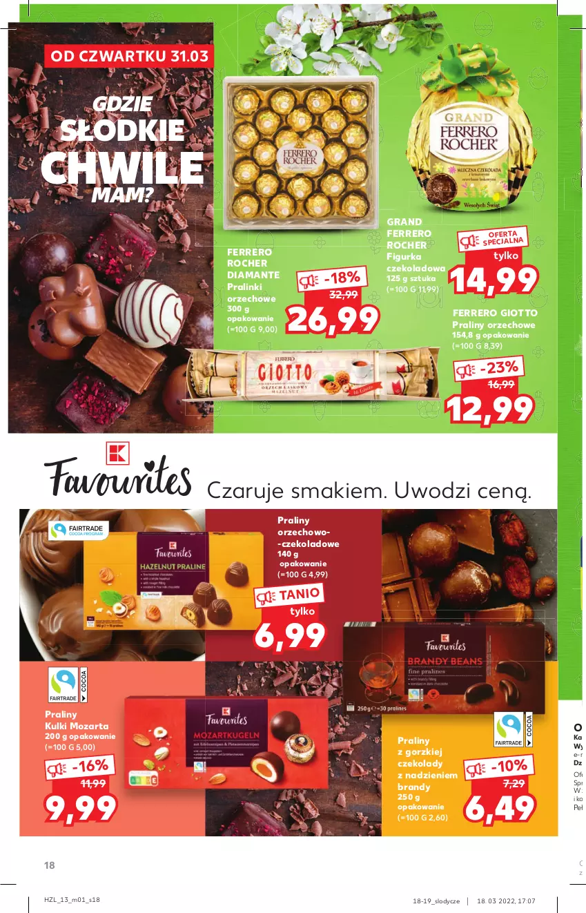 Gazetka promocyjna Kaufland - Oferta specjalna - ważna 31.03 do 16.04.2022 - strona 18 - produkty: Brandy, Diamant, Ferrero, Ferrero Rocher, Gra, Lody, Praliny