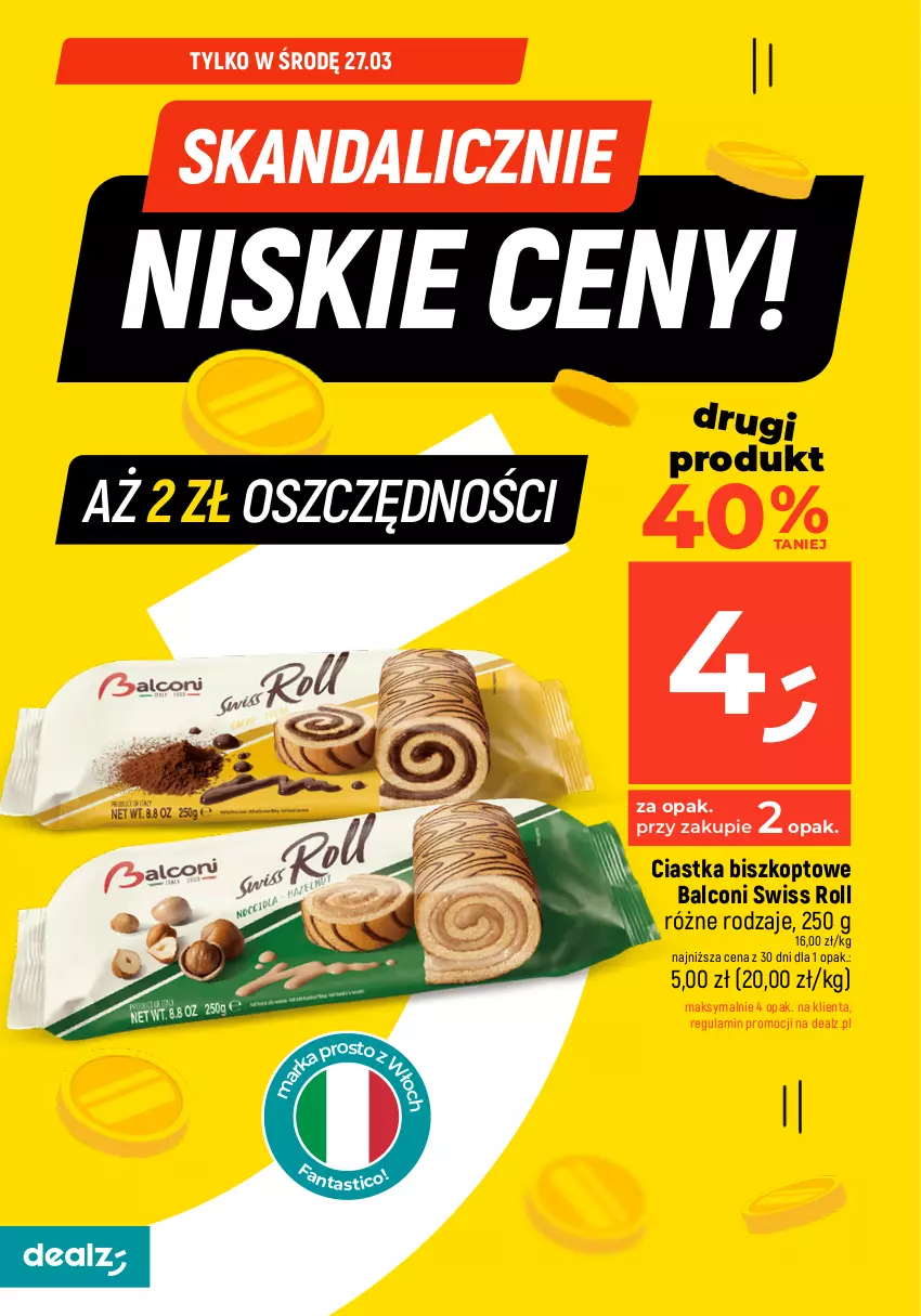 Gazetka promocyjna Dealz - Oszczędzaj każdego dnia! - ważna 25.03 do 27.03.2024 - strona 4 - produkty: Alcon, Ciastka, Fa