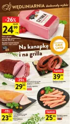 Gazetka promocyjna Intermarche - Gazetka Intermarche - Gazetka - ważna od 05.07 do 05.07.2023 - strona 16 - produkty: Ser, Parówki, Parówki z szynki, Szynka konserwowa, Szynka, Tarczyński, Szynka cygańska, Kiełbasa, Olewnik