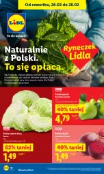 Gazetka promocyjna Lidl - Oferta ważna od 26.02 do 28.02 - Gazetka - ważna od 28.02 do 28.02.2026 - strona 18 - produkty: Ser, Por, O nas, Gruszki, Buraki, Deser