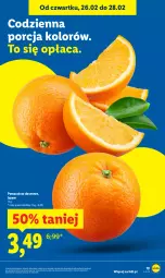 Gazetka promocyjna Lidl - Oferta ważna od 26.02 do 28.02 - Gazetka - ważna od 28.02 do 28.02.2026 - strona 19 - produkty: Ser, Por, Pomarańcze, Deser