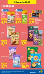 Gazetka promocyjna Lidl - Oferta ważna od 26.02 do 28.02 - Gazetka - ważna od 28.02 do 28.02.2026 - strona 41 - produkty: Kurczak, Cebula, Ser, Jogurt, Chipsy, Chrupki, Wafle, Sonko, Przysnacki, Lorenz, Lay’s