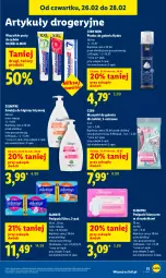 Gazetka promocyjna Lidl - Oferta ważna od 26.02 do 28.02 - Gazetka - ważna od 28.02 do 28.02.2026 - strona 51 - produkty: Emulsja, Pianka do golenia, Always, Podpaski, Blend-a-Med