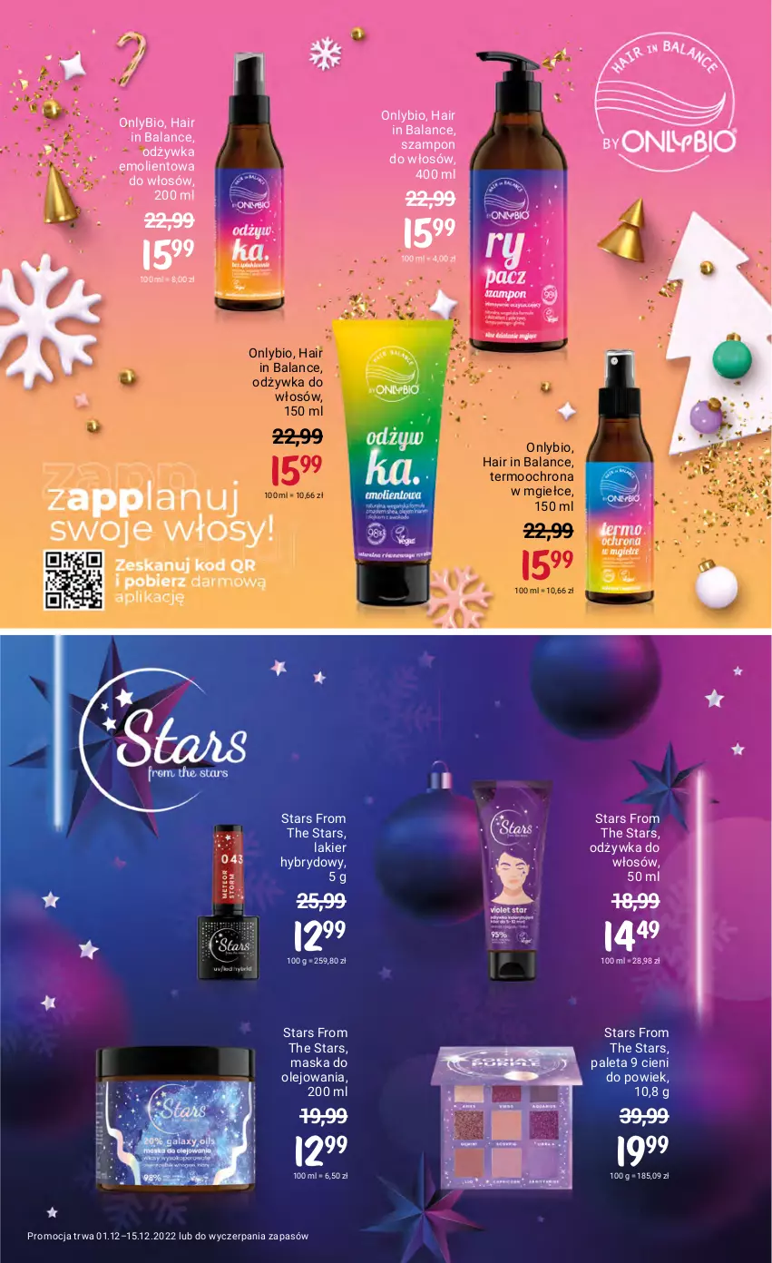 Gazetka promocyjna Rossmann - 1 grudnia - ważna 01.12 do 15.12.2022 - strona 9 - produkty: Lakier, Lakier hybrydowy, Maska, Odżywka, Olej, Paleta, Szampon