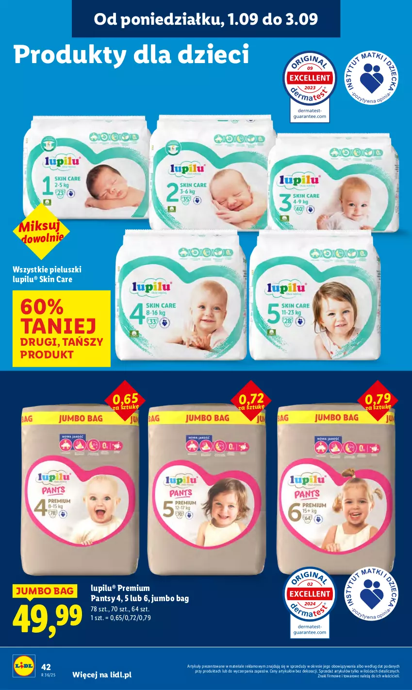Gazetka promocyjna Lidl - GAZETKA - ważna 01.09 do 03.09.2025 - strona 50 - produkty: Dzieci, O Bag