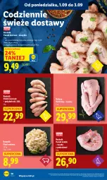 Gazetka promocyjna Lidl - GAZETKA - Gazetka - ważna od 03.09 do 03.09.2025 - strona 24 - produkty: Kurczak, Perliczka, Królik, Tusz, Flaki, Flaki wołowe