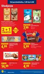 Gazetka promocyjna Lidl - GAZETKA - Gazetka - ważna od 03.09 do 03.09.2025 - strona 36 - produkty: Lubisie, Ciastka, Gra, Herbatniki, Rurki, Kinder, Fa
