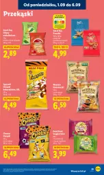 Gazetka promocyjna Lidl - GAZETKA - Gazetka - ważna od 03.09 do 03.09.2025 - strona 45 - produkty: Ketchup, Cheetos, Ser, Gry, Chipsy, Chrupki, Wazon, Buraki, Precelki, Groch, Fa