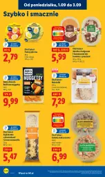 Gazetka promocyjna Lidl - GAZETKA - Gazetka - ważna od 03.09 do 03.09.2025 - strona 48 - produkty: Mozzarella, Piec, Naleśniki, Sałatka, Makaron, Hummus, Ser, Mus, Bulgur, Wazon, Sałat, Zapiekanka, Pieczarka, Jabłka, LG