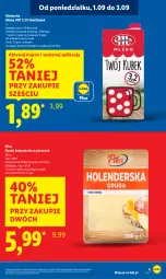 Gazetka promocyjna Lidl - GAZETKA - Gazetka - ważna od 03.09 do 03.09.2025 - strona 5 - produkty: Mlekovita, Pilos, Kubek, Gouda, Mleko