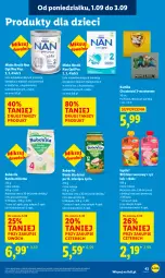 Gazetka promocyjna Lidl - GAZETKA - Gazetka - ważna od 03.09 do 03.09.2025 - strona 51 - produkty: Minecraft, Ryż, Mus, BoboVita, NAN Optipro, Chusteczki, Danie dla dzieci, Dzieci, Nestlé, Psi Patrol