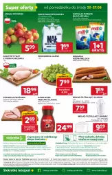 Gazetka promocyjna Stokrotka - Market - Gazetka - ważna od 27.08 do 27.08.2025 - strona 31 - produkty: Kurczak, Nescafé, Nałęczowianka, Warzywa, Ser, JBL, Gra, Telefon, Filet z piersi kurczaka, Kawa, O nas, Kiełbasa podwawelska, Wawel, Dres, Szynka, Winogrona, Wkład filtrujący, Owoce, Woda, Wino, Wagi, Kiełbasa, Mięso, Jabłka