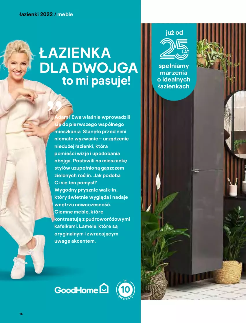 Gazetka promocyjna Castorama - Katalog Łazienki 2022 - ważna 01.06 do 31.12.2022 - strona 16 - produkty: Gin, Meble