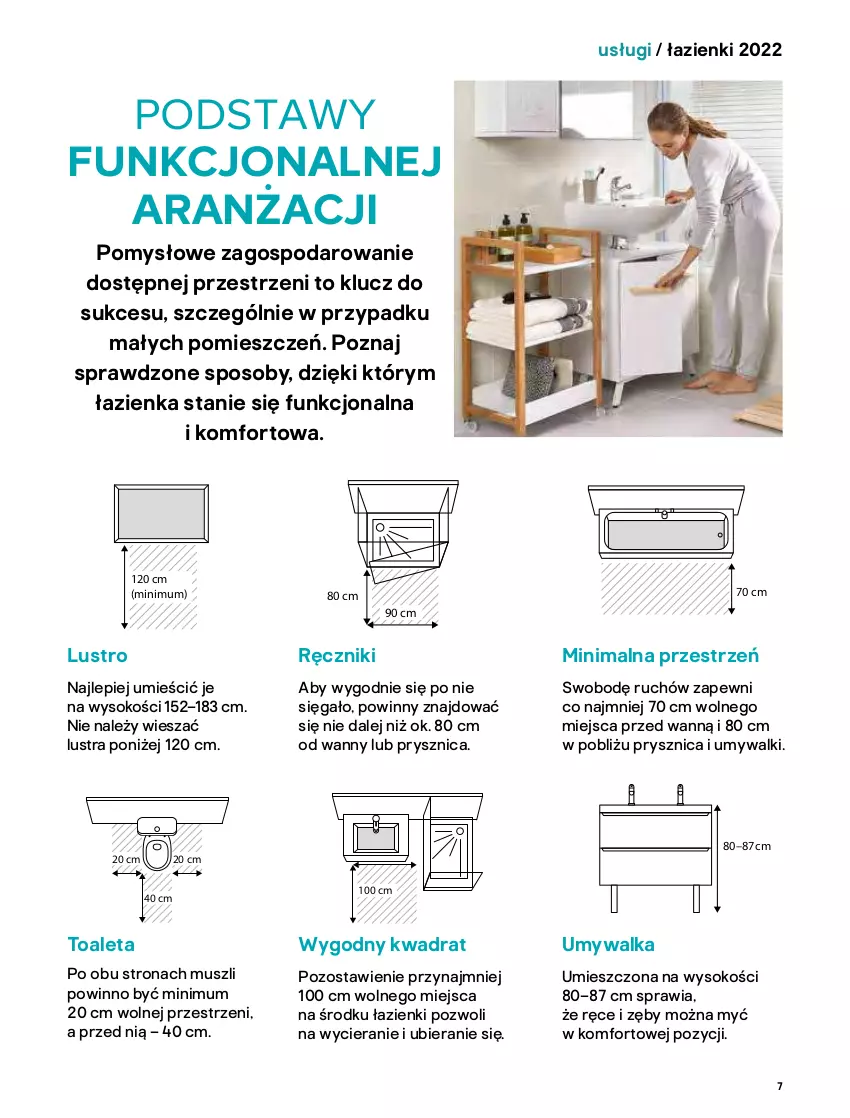 Gazetka promocyjna Castorama - Katalog Łazienki 2022 - ważna 01.06 do 31.12.2022 - strona 7 - produkty: Astor, Lustro, Mus, Rama, Ręcznik, Sok, Umywalka