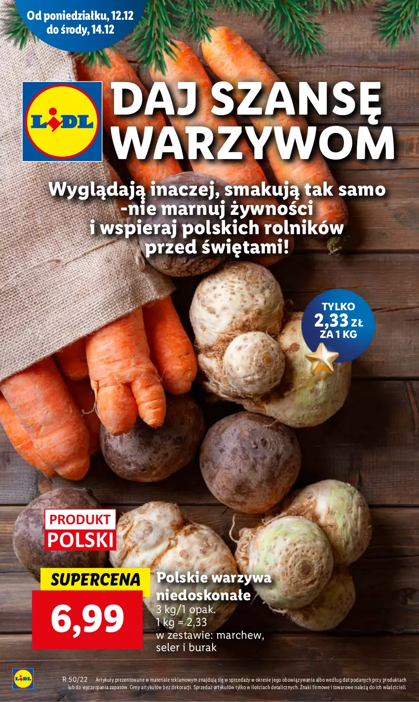 Gazetka promocyjna Lidl - GAZETKA - ważna 12.12 do 14.12.2022 - strona 18 - produkty: Rolnik, Warzywa