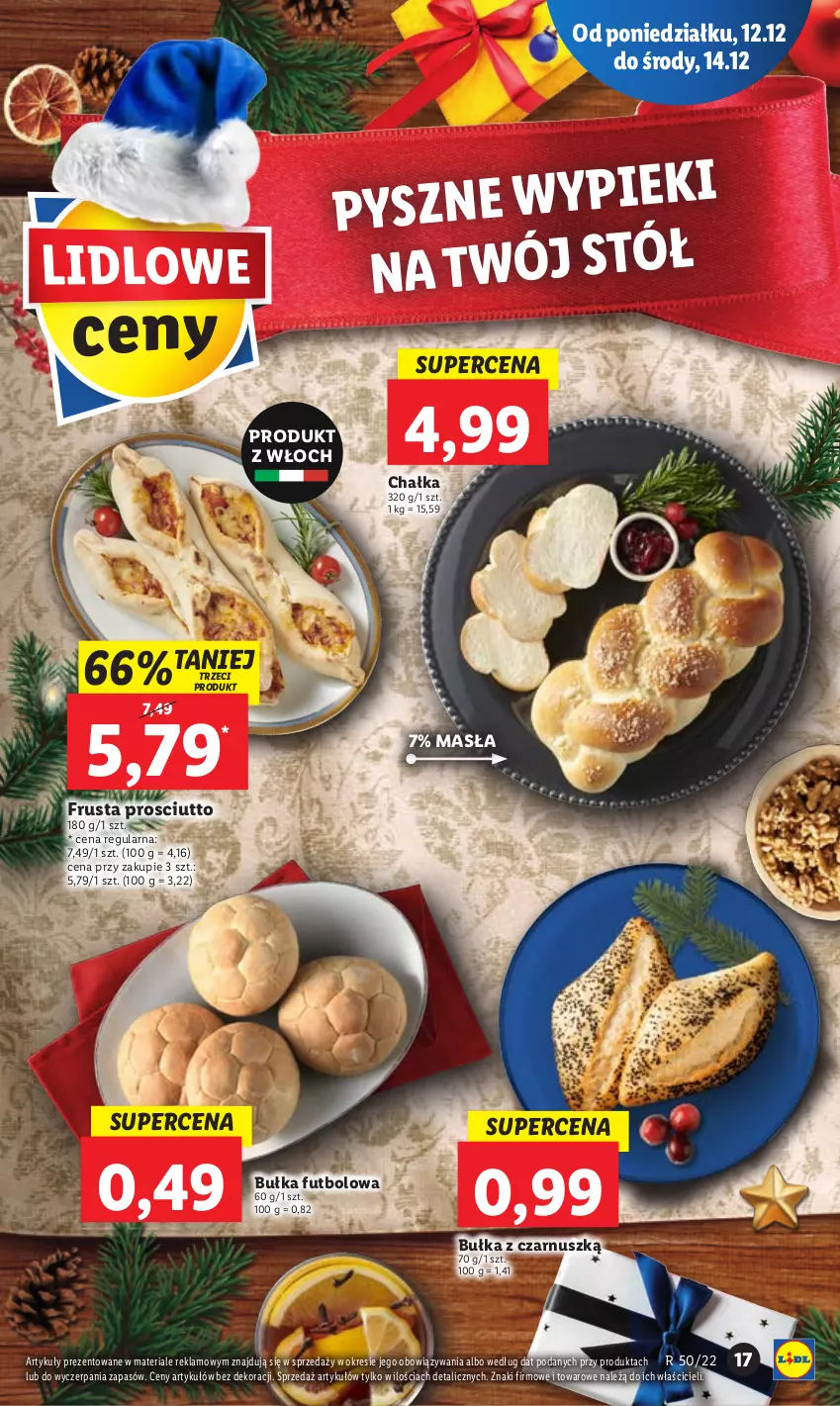 Gazetka promocyjna Lidl - GAZETKA - ważna 12.12 do 14.12.2022 - strona 23 - produkty: Bułka, Prosciutto, Rust, Stół