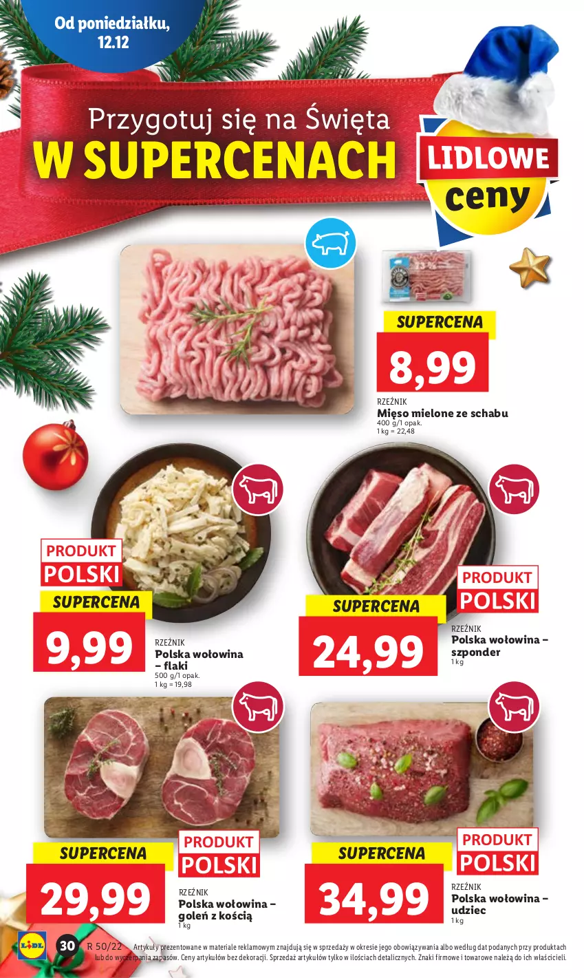 Gazetka promocyjna Lidl - GAZETKA - ważna 12.12 do 14.12.2022 - strona 36 - produkty: Mięso, Mięso mielone, Wołowina