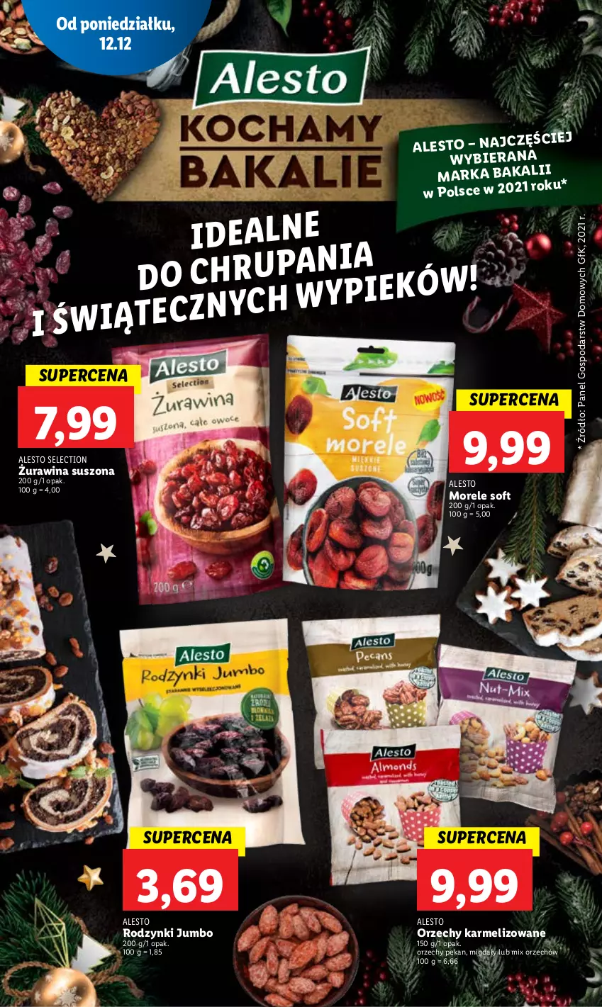 Gazetka promocyjna Lidl - GAZETKA - ważna 12.12 do 14.12.2022 - strona 49 - produkty: Migdały, Rodzynki