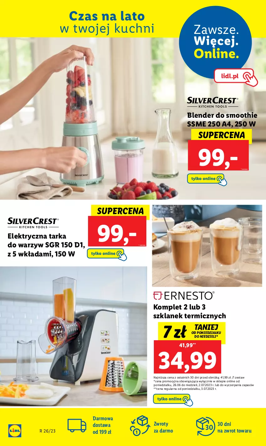 Gazetka promocyjna Lidl - GAZETKA - ważna 26.06 do 01.07.2023 - strona 36 - produkty: Blender, Smoothie, Tarka