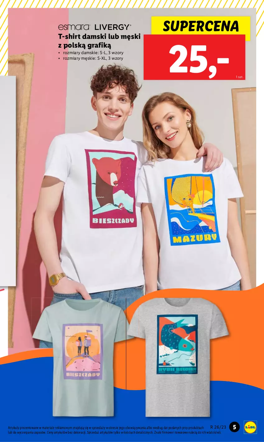 Gazetka promocyjna Lidl - GAZETKA - ważna 26.06 do 01.07.2023 - strona 5 - produkty: Gra, T-shirt