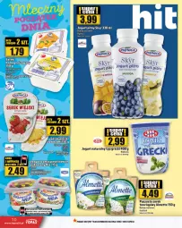 Gazetka promocyjna Topaz - Gazetka - Gazetka - ważna od 24.07 do 24.07.2024 - strona 10 - produkty: Jogurt naturalny, Top, Ser, Isla, Piątnica, Jogurt, Mlekovita, Serek, Jogurt pitny, Almette, Mleko, HP