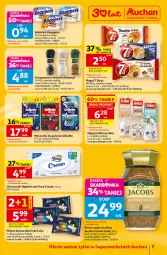 Gazetka promocyjna Auchan - Gazetka 30 Lat Supermarket Auchan - Gazetka - ważna od 08.07 do 08.07.2026 - strona 7 - produkty: Mokra karma, Kawa rozpuszczalna, Gra, Inka, Napój roślinny, Kawa, 7 Days, Rogal, Chusteczki, Gillette, Foxy, Knoppers, Felix, Jacobs, Napój, Fa