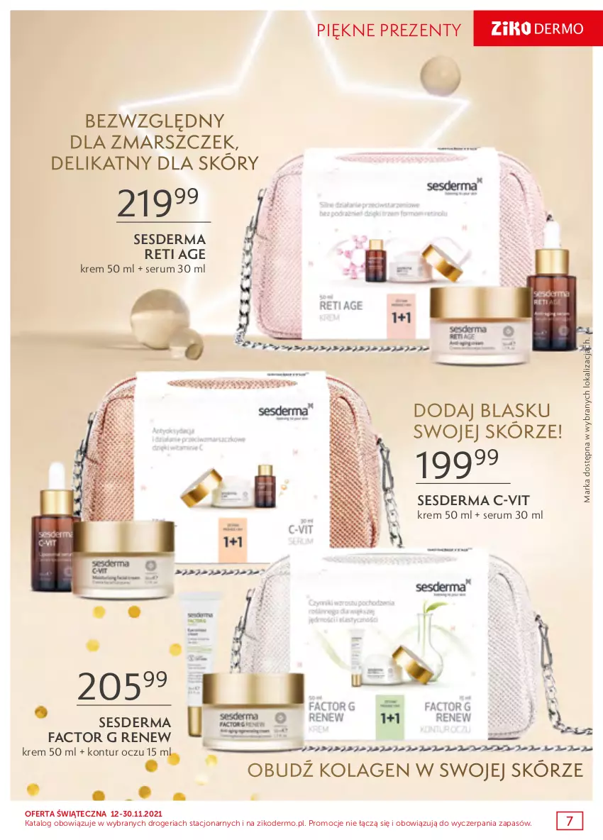 Gazetka promocyjna Ziko - 12-30 LISTOPADA - ważna 12.11 do 30.11.2021 - strona 7 - produkty: Fa, Kolagen, Mars, Rum, Ser, Serum, Sesderma